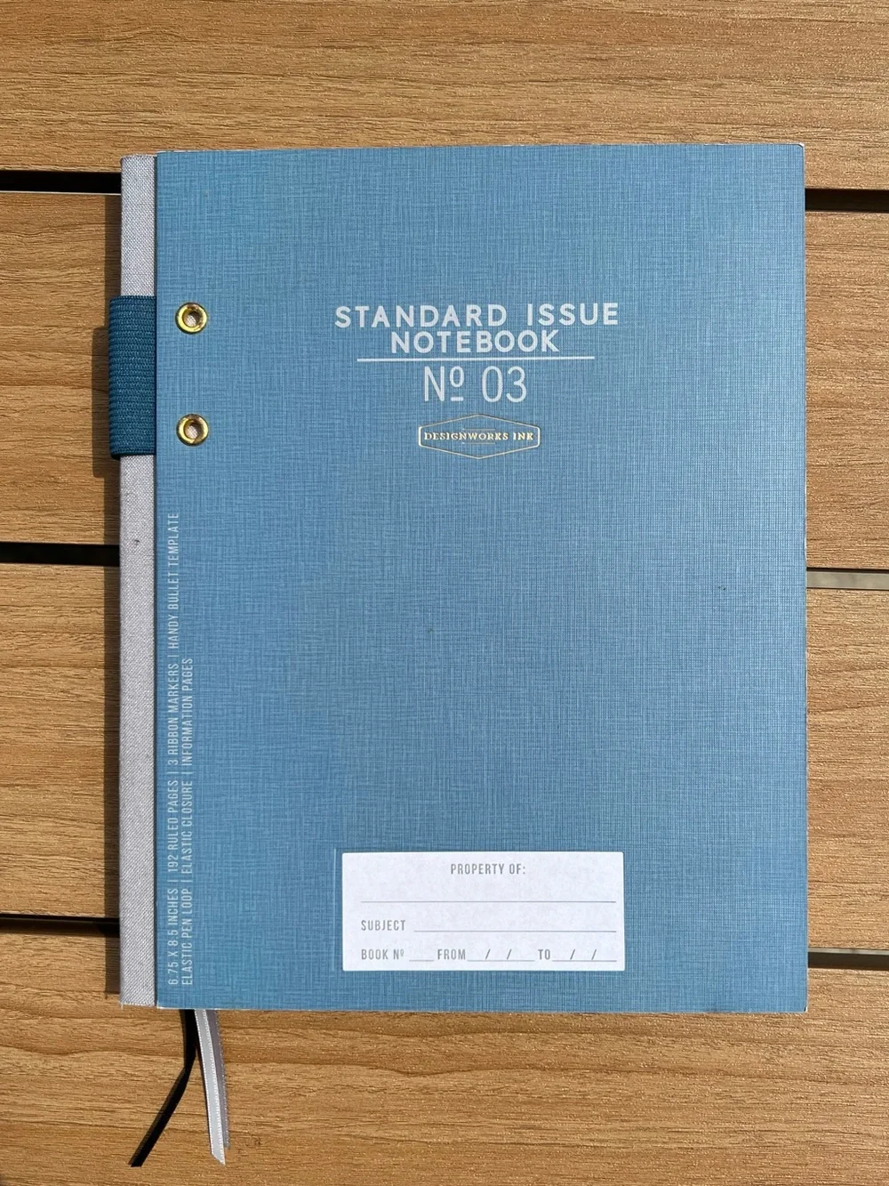 Designworks Ink Hardcover Notebook No. 3 Blue